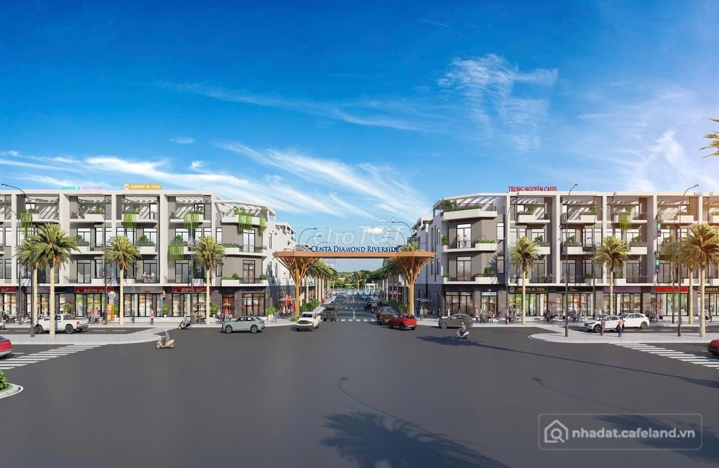 Bán đất nền dự án:  CENTA Diamond Riverside – Cơ hội an cư & đầu tư tại Vĩnh Li