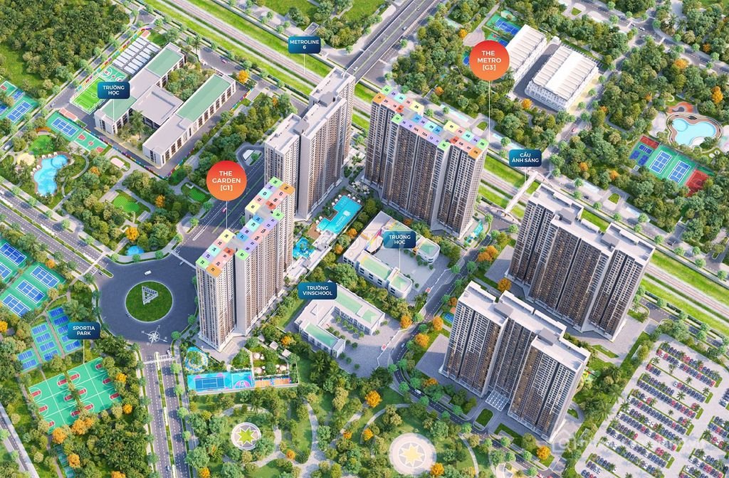 Bán căn hộ chung cư: 2PN 62m² THE SOLA PARK 4.9 TỶ. THANH TOÁN GIÃN 5%/ 4 THÁNG