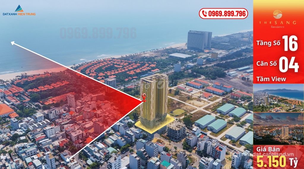 Bán căn hộ chung cư: Chính Chủ Cần Bán Nhanh Căn Hộ Biển 2 PN The Sang Residence