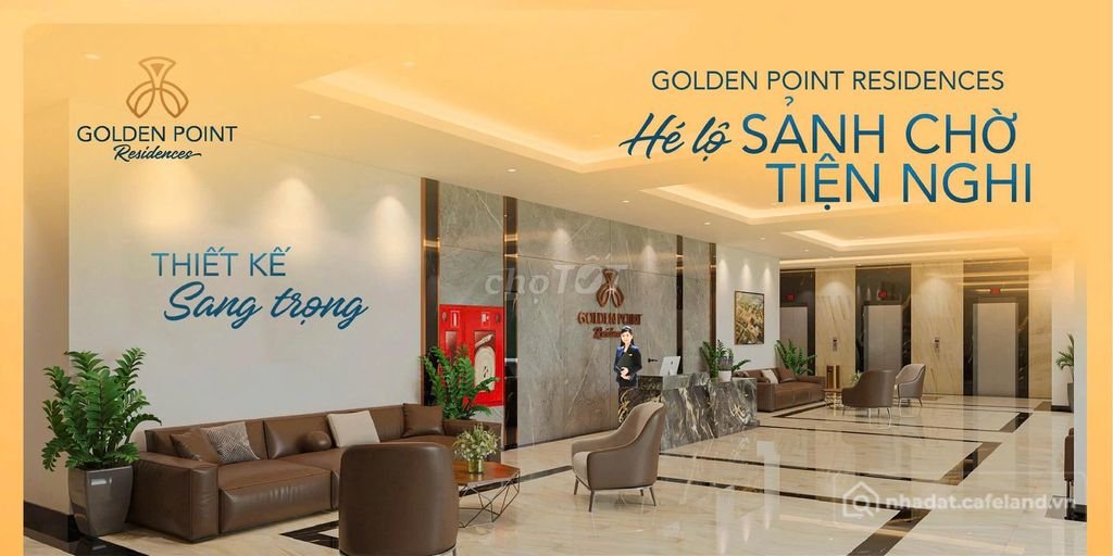 Bán căn hộ chung cư: Bán căn hộ nhà ở xã hội 2 PN Golden Point Residences giá tố