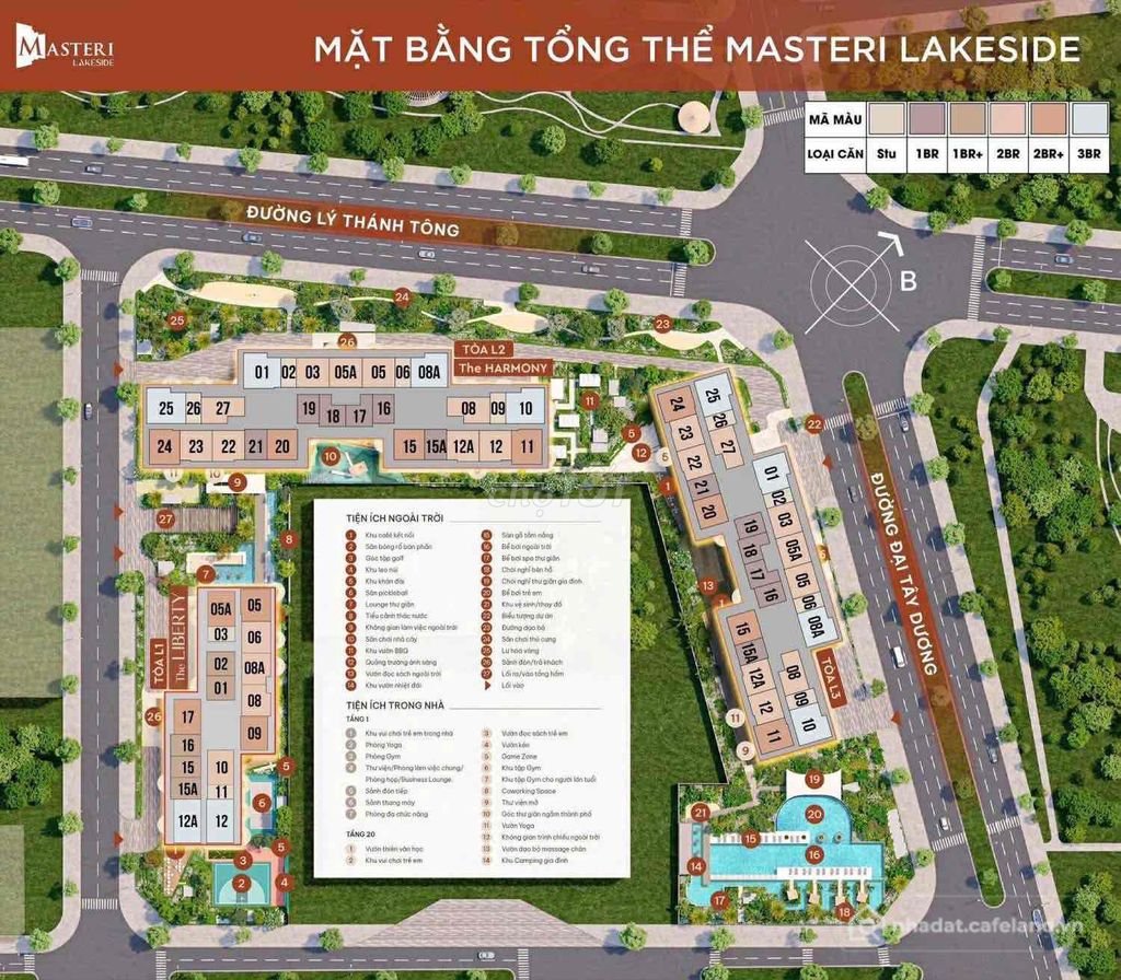 Bán căn hộ chung cư: Chính Chủ Bán Căn Hộ Masteri Lakeside Toà U38, 1N 40,5m2 th