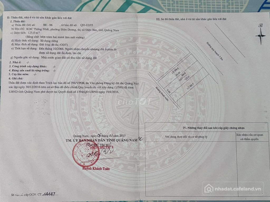 Bán đất thổ cư: Khu dân cư thống nhất- coco river garden