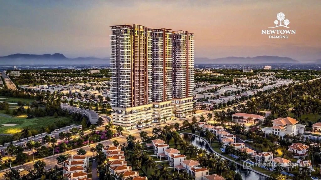 Bán căn hộ chung cư: Căn hộ 2 ngủ view golf BRG tòa Ruby - Newtown Diamond giá c