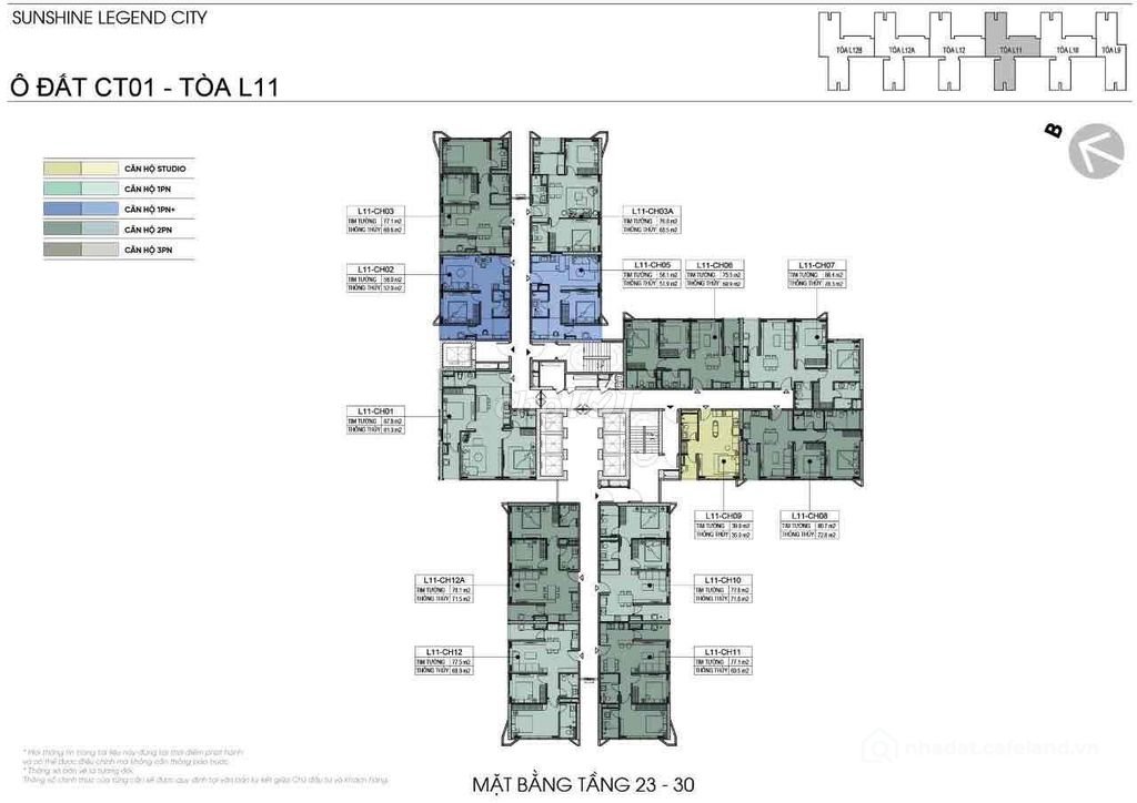 Bán căn hộ chung cư: Chuyển cọc cắt lỗ CH11 tầng 30, góc Sunshine Legend City, 3