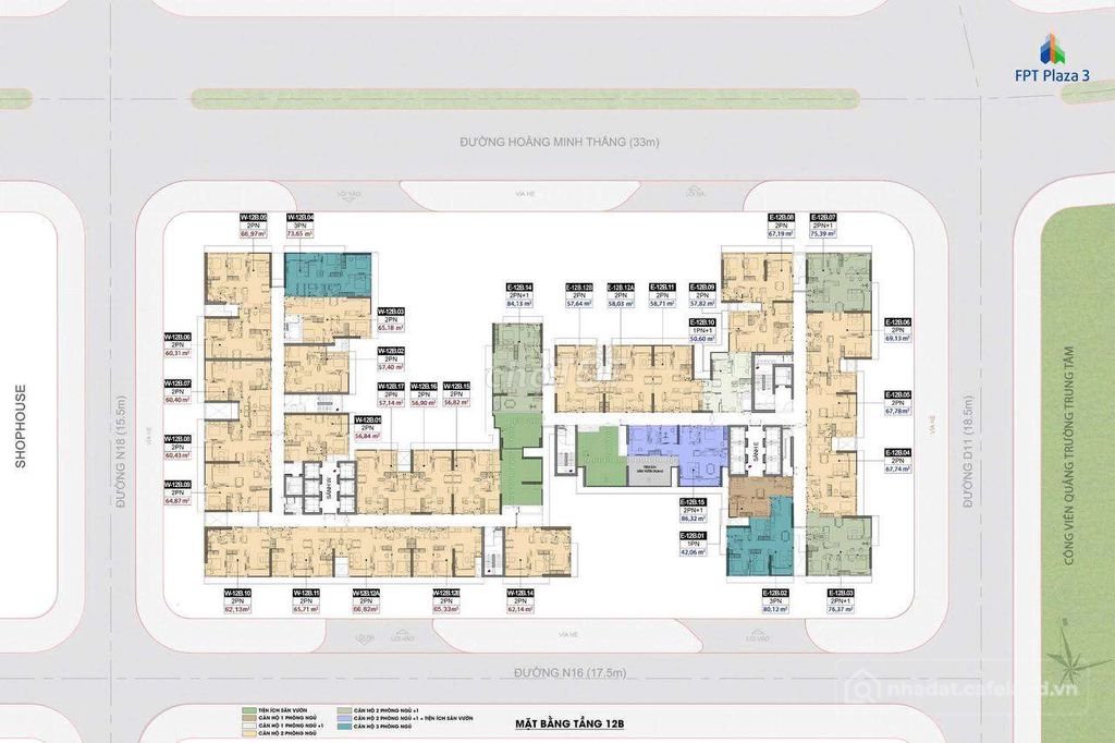 Bán căn hộ chung cư: [CHÍNH CHỦ] Cần bán Căn góc FPT Plaza 3