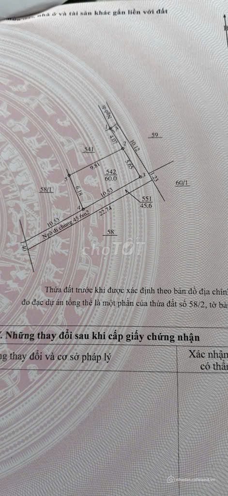 Bán đất thổ cư: 60m2 ĐẤT KIM CHUNG – DI TRẠCH, Ở HAY ĐẦU TƯ ĐẸP, 5 Tỷ