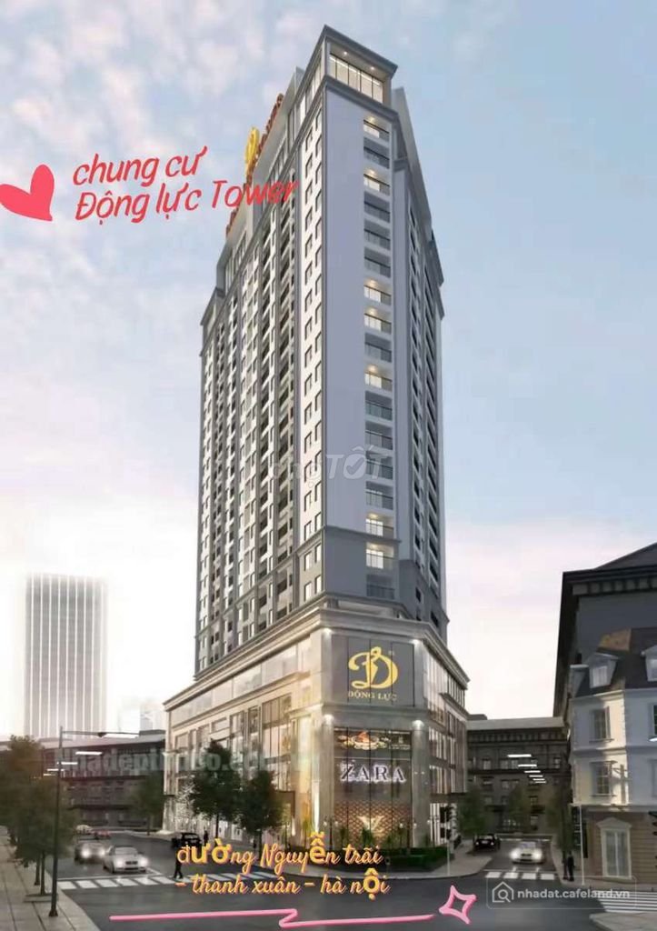 Bán căn hộ chung cư: Chung Cư ĐỘNG LỰC TOWER - Hạ Đình - Nguyễn Trãi - Thanh Xuâ