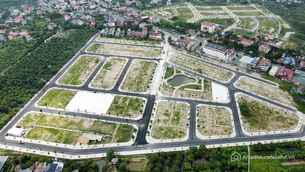 Bán đất nền dự án: án đất 92,5m² Thanh Hà New City – view công viên – MT 5m