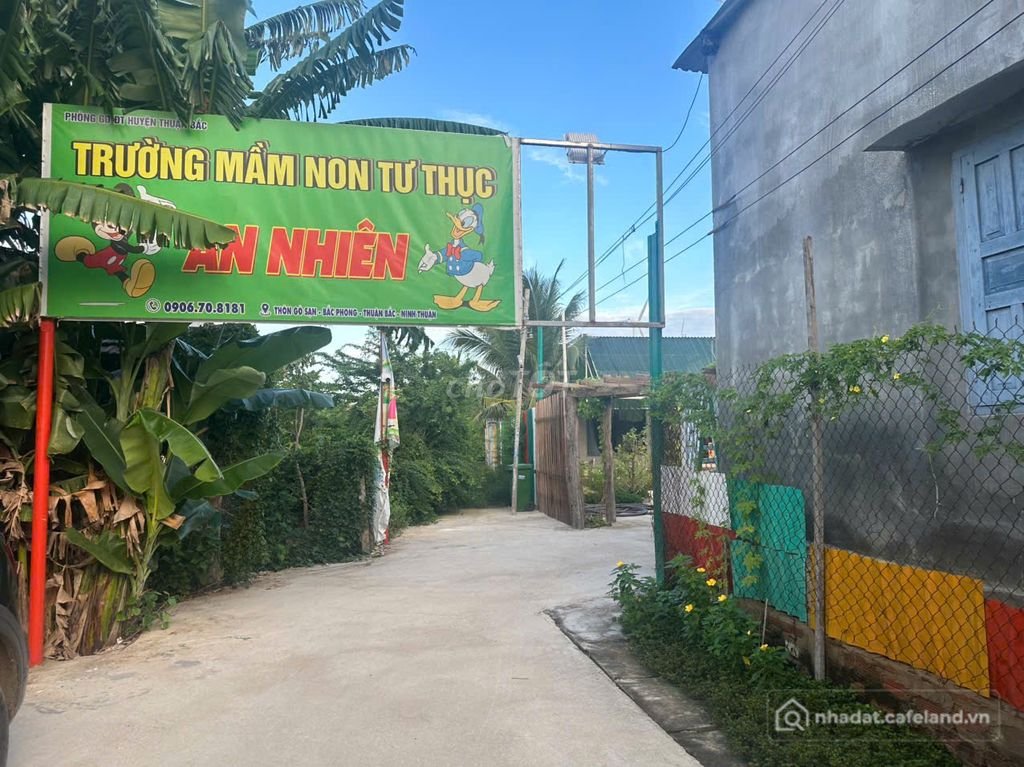 Bán nhà riêng: Cần bán trường mầm non đang hoạt động kèm nhà ở, diện tích 1200m2