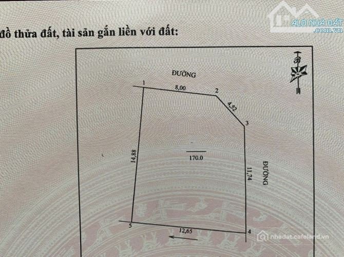 Bán đất thổ cư: Bán 350m2 khu đấu giá Đông Thọ - Phường Hưng Dũng