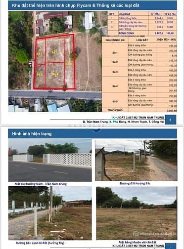 Bán đất thổ cư: Lô góc 3 mặt tiền đường trần nam trung cách đường phú mỹ 2 chỉ 1