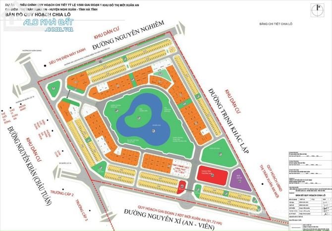 Bán đất thổ cư: LÔ GÓC BIỆT THỰ VIEW HỒ SIÊU ĐẸP KHU ĐÔ THỊ XUÂN AN GREEN PARK