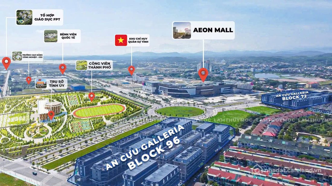Bán nhà riêng: SHOPHOUSE MẶT TIỀN AEON MALL HUẾ – CƠ HỘI KHAI THÁC SINH LỜI DÀI 