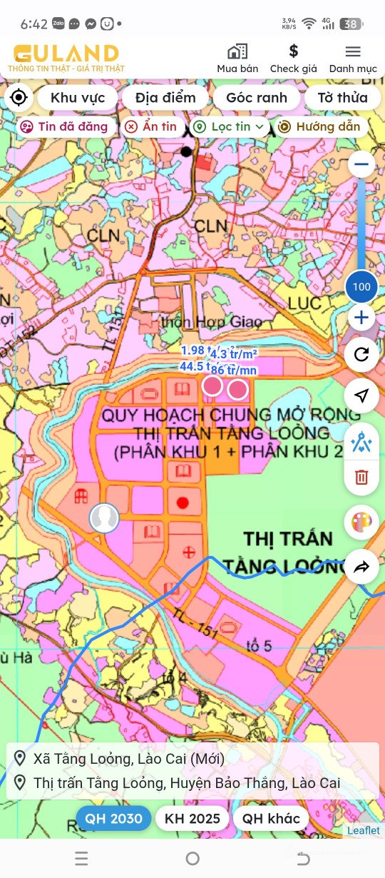 Bán nhà riêng: Căn góc 2 mặt tiền . mặt hướng tỉnh lộ 1 mặt hướng đường đôi