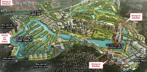 Bán căn hộ chung cư: Bán 1 ngủ +1 , 45m2 sử dụng tháp b chung cư west bay ecopar