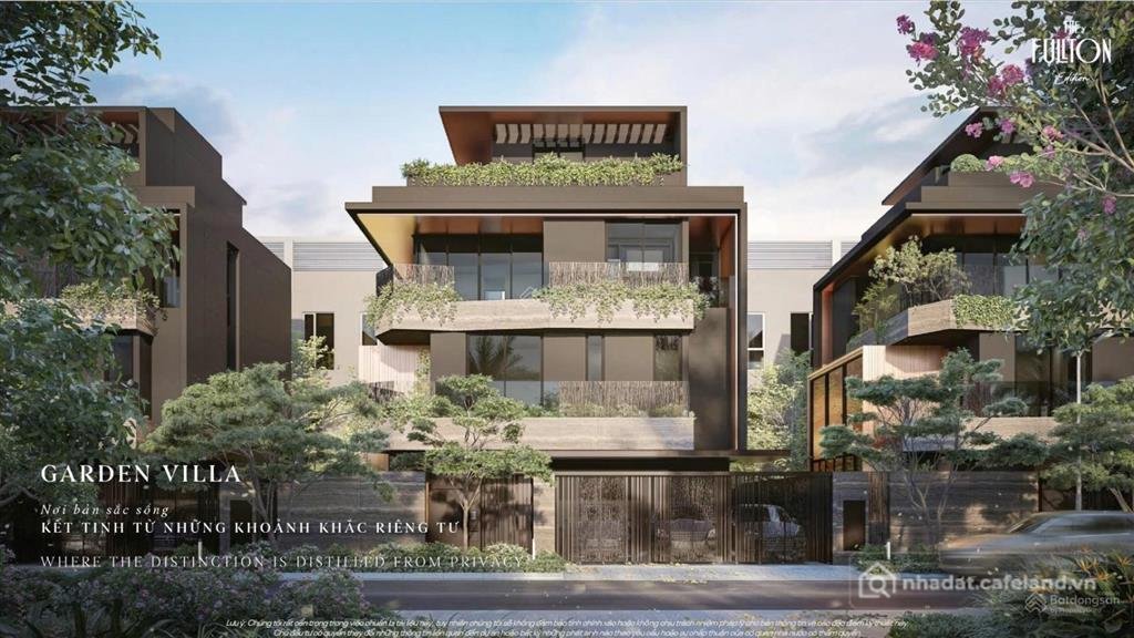 Bán nhà riêng: The fullton căn đơn lập vườn giá thấp nhất thị trường full chiết 