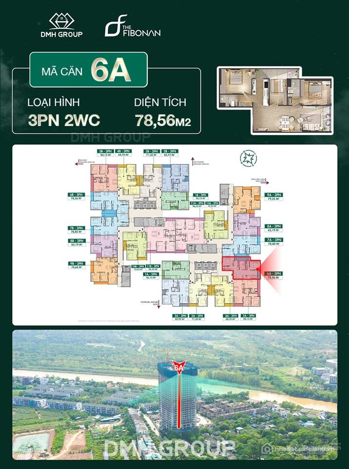 Bán căn hộ chung cư: Chỉ 3,7 tỷ (70%) nhận ngày căn 3pn cao cấp tại the fibonan 