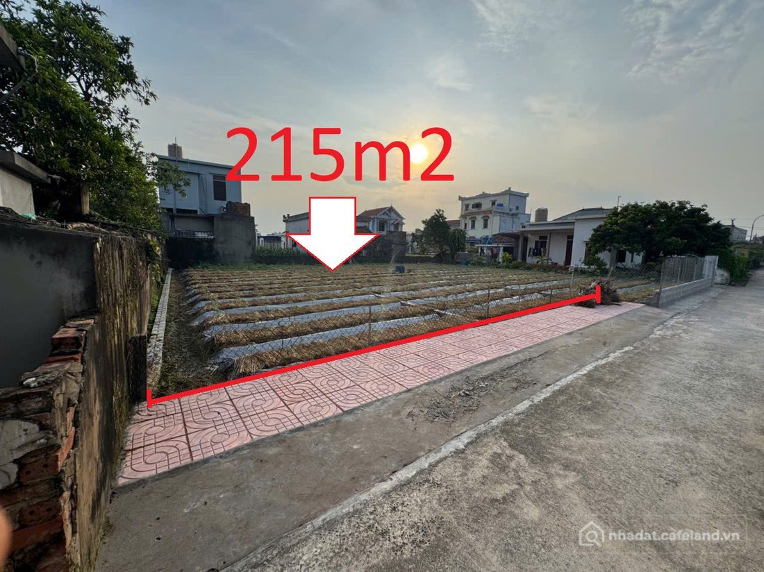 Bán đất thổ cư: CẦN TIỀN - BÁN GẤP 215m2 SÁT khu công nghiệp Hải Long V-SIP chỉ 