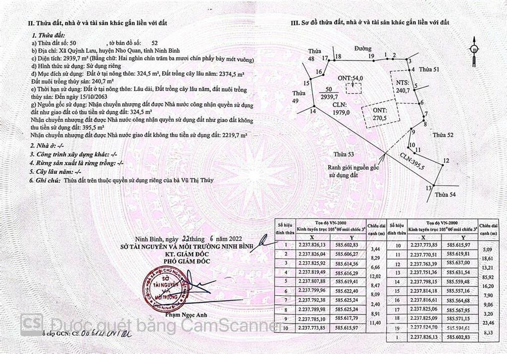 Bán đất thổ cư: Diện tích gần 3nghìn m2 quá hợp lý cho khu nghỉ dưỡng có ao cá v