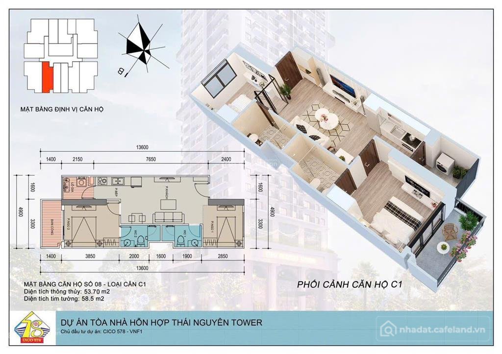 Bán căn hộ chung cư: Căn 2 pn 2wc nhận nhà cho thuê được 8 10tr/tháng