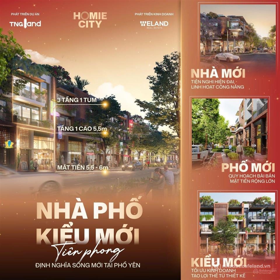 Bán nhà riêng: Shophouse homie city phổ yên giá chỉ từ 4,5x tỷ/ căn.