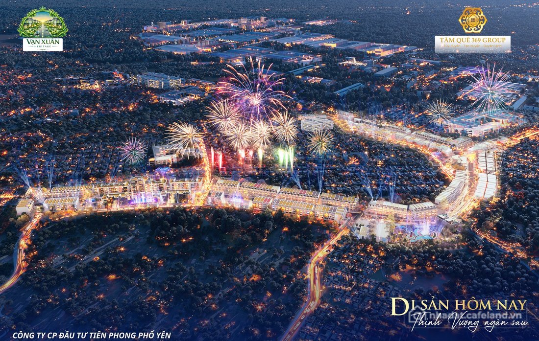 Bán đất thổ cư:  [VẠN XUÂN HERITAGE- TRUNG TÂM PHỔ YÊN] - SÁT CHỢ CẦU GÔ, ĐÓN S