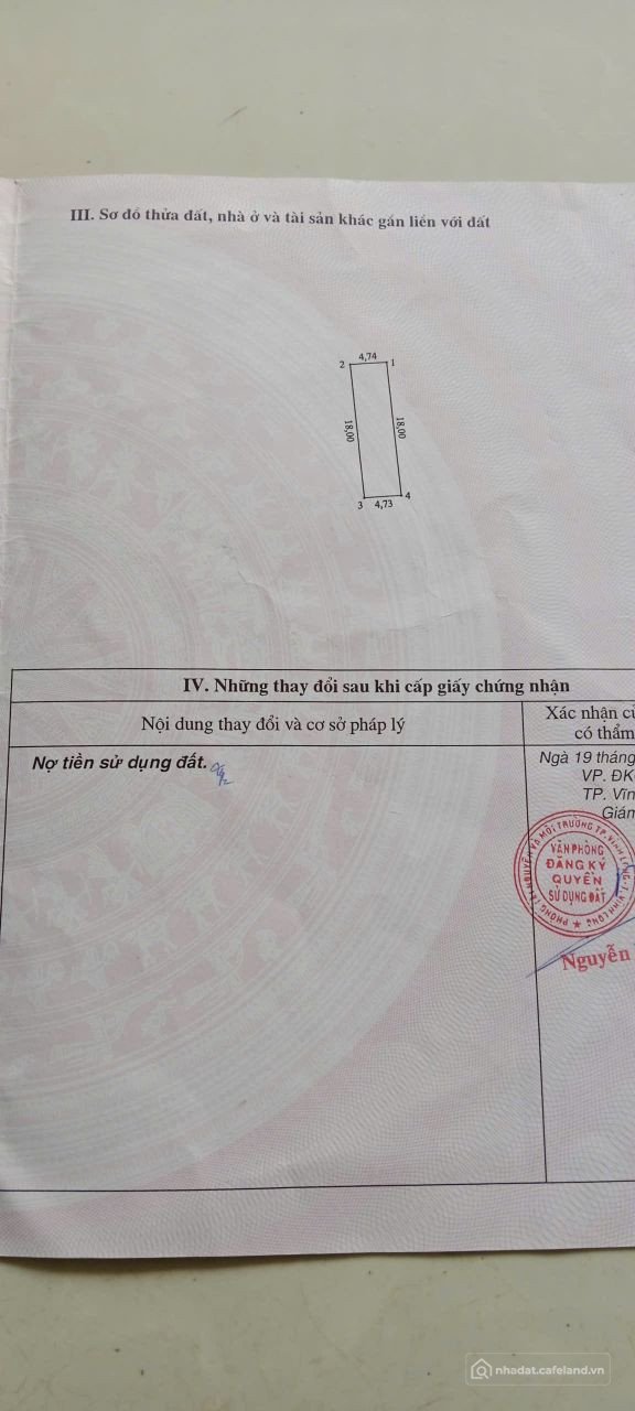 Bán đất thổ cư: Bán Đất