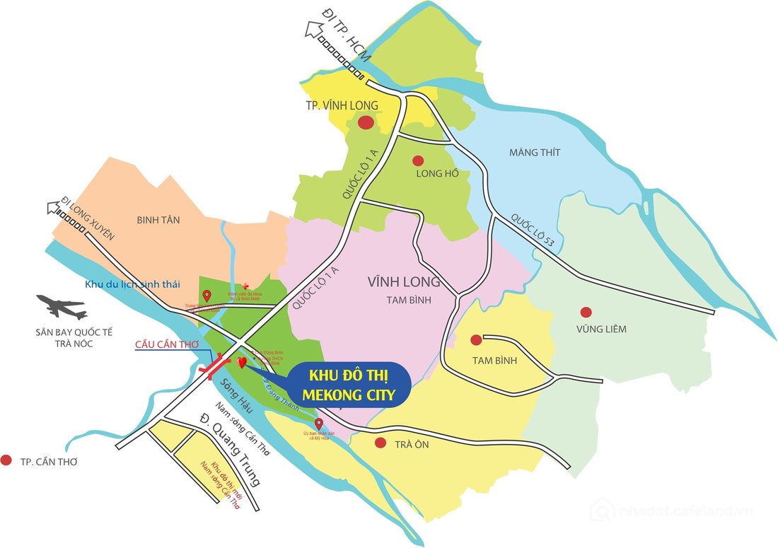 Bán đất thổ cư: Bán nền trục chính đối diện chợ, thuận tiện kinh doanh, mua bán