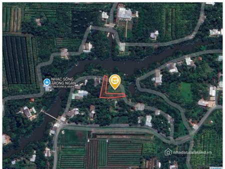 Bán đất thổ cư: Bán đất 725.3m² 450tr tại Xã Nhơn Bình Huyện Trà Ôn