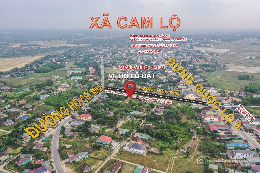 Bán đất thổ cư: HOT – BLOCK F0 MỚI RA HÀNG tại trung tâm thị trấn Cam Lộ, Quảng 