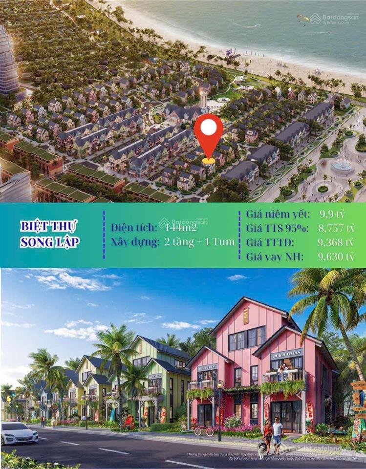 Bán nhà riêng: Bán biệt thự song lập mặt biển phân khu grand oceania thuộc dự án