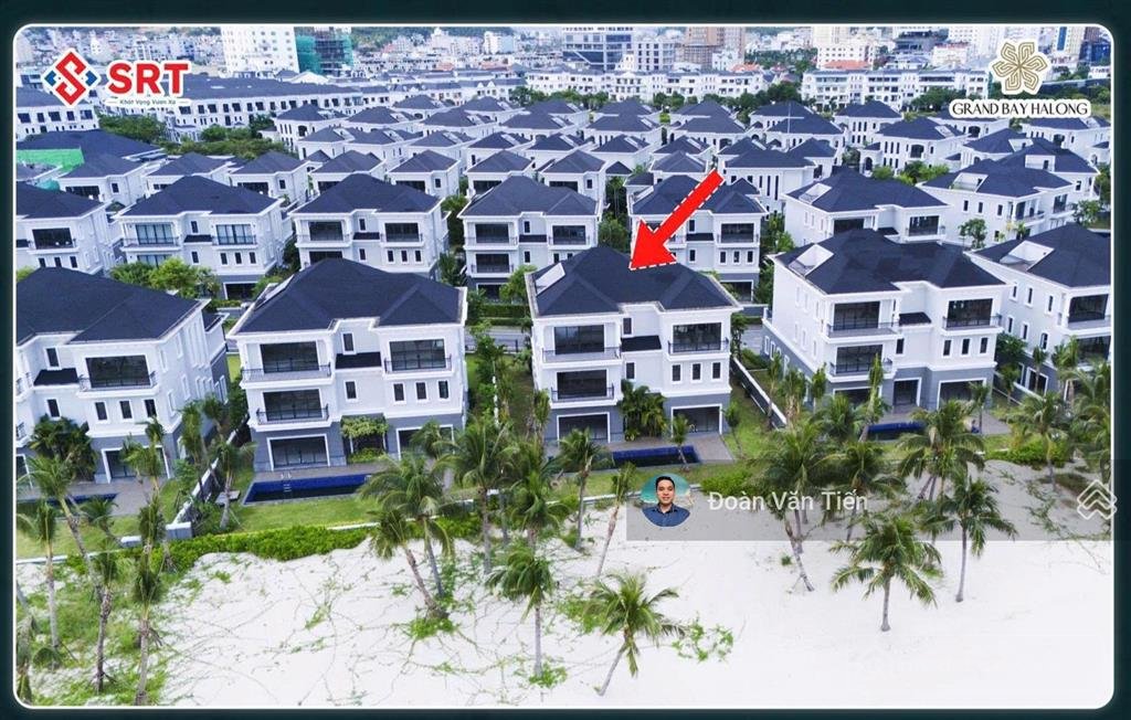 Bán nhà riêng: Biệt thự 25m dài mặt biển grand bay hạ long sở hữu lâu dài hướng 