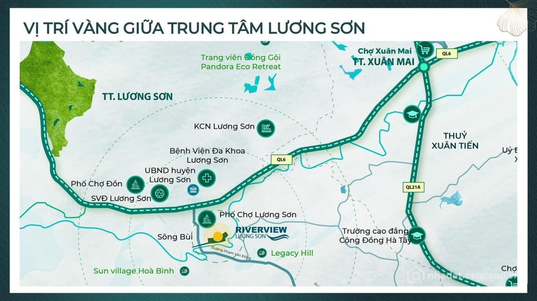 Bán đất thổ cư: Đất dự án Phương Đông Green Valley giá hấp dẫn
