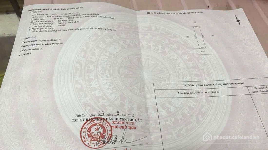 Bán đất thổ cư: Bán đất đẹp đường ô tô, giá rẻ nhất Phú Giá, Cát Tường