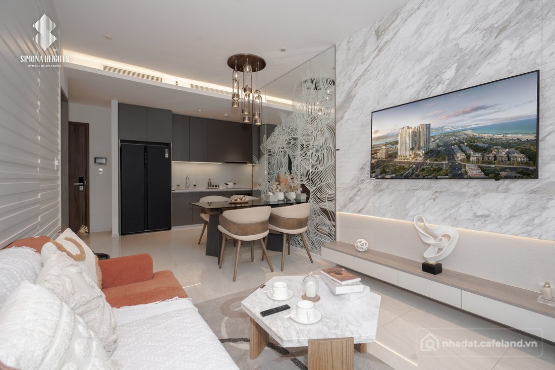 Bán căn hộ chung cư: Căn hộ biển Simona Heights 2PN, giá chỉ từ 44 - 55 triệu/m2