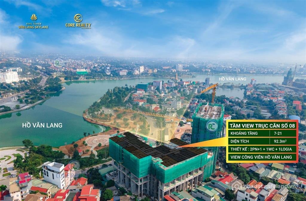 Bán căn hộ chung cư: Bán suất ngoại giao căn hộ chung cư 2pn + the king tower vi