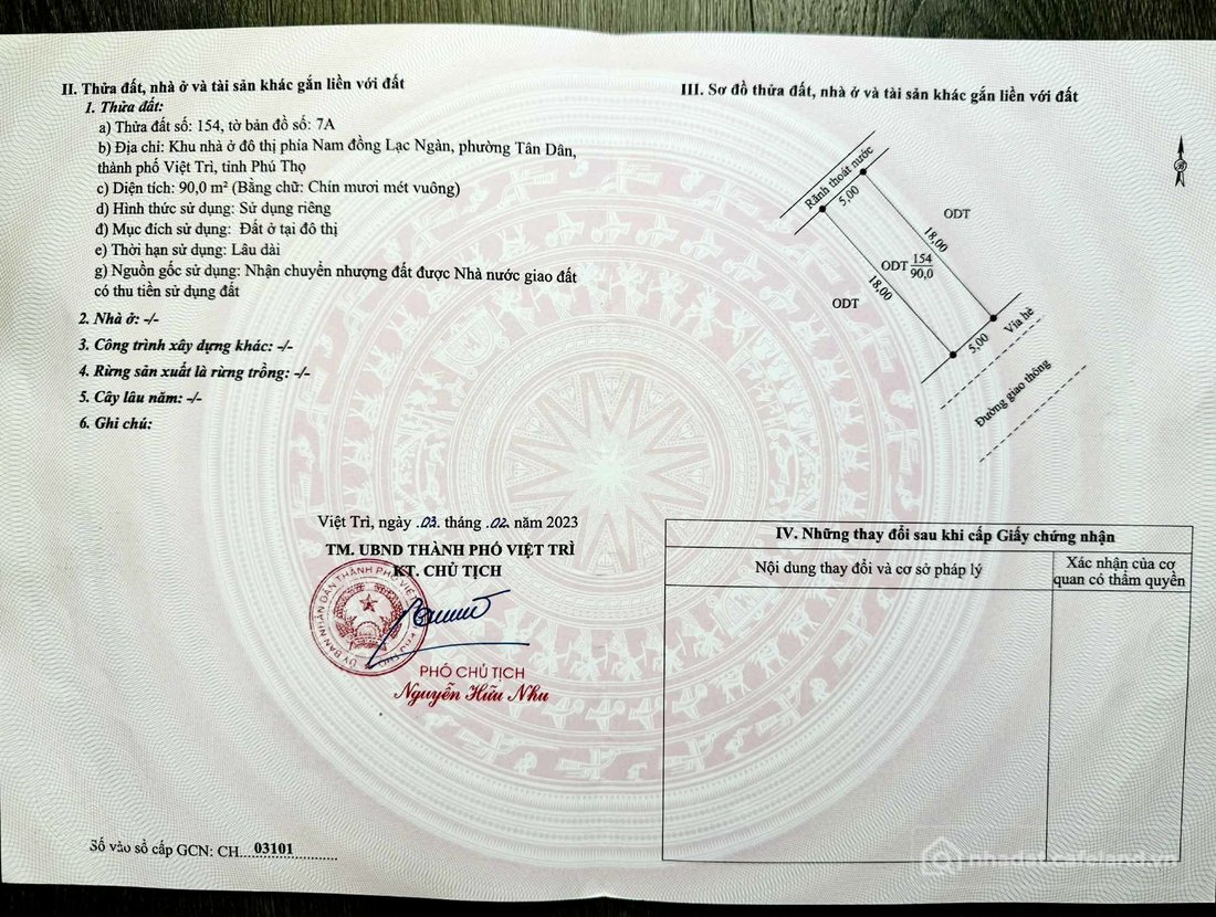 Bán đất thổ cư: Gđ cần bán 2 ô đất khu đô thị Nam Đồng Lạc Ngàn Bavella, phường 