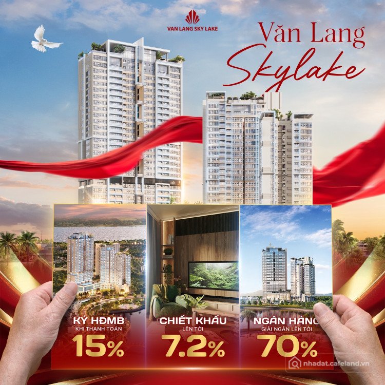 Bán căn hộ chung cư: Sở hữu ngay căn hộ 2PN+1 Văn Lang Sky Lake – Vị trí trung t