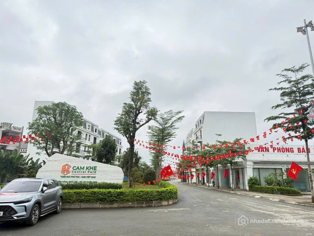 Bán đất thổ cư: CẨM KHÊ CENTRAL PARK