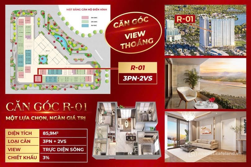 Bán căn hộ chung cư: Bán căn góc 2 mặt tiền 3PN Vic Grand Square luôn “cháy hàng