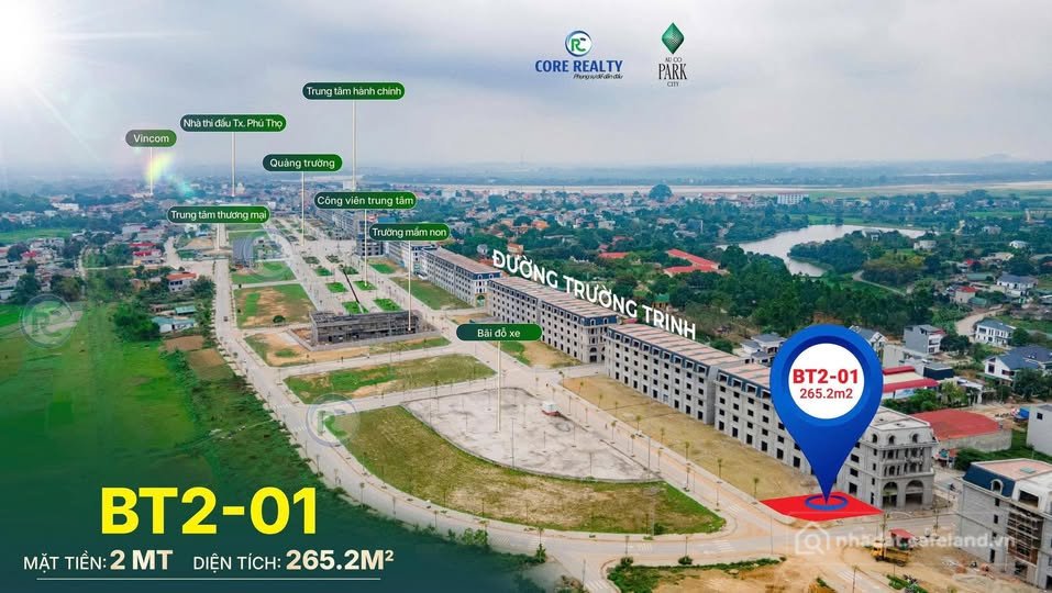 Bán đất thổ cư: CĂN BIỆT THỰ CUỐI CÙNG TẠI TRUNG TÂM KĐT CÔNG VIÊN ĐẦU TIÊN PHÚ 