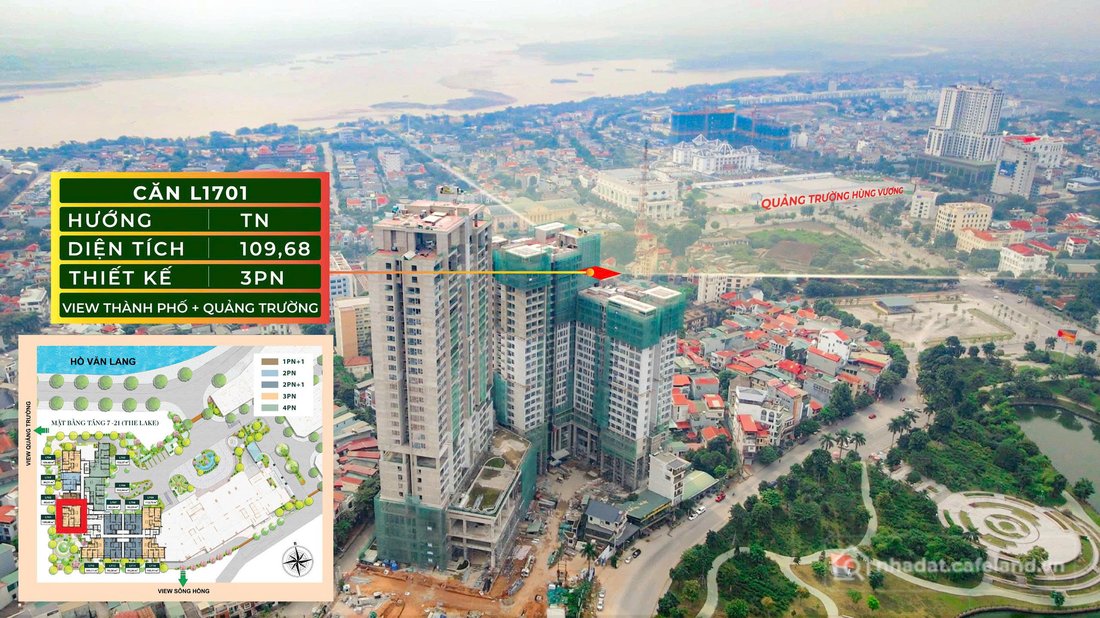 Bán căn hộ chung cư: CĂN GÓC TẦNG CAO VIEW QUẢNG TRƯỜNG CUỐI CÙNG TẠI VĂN LANG S