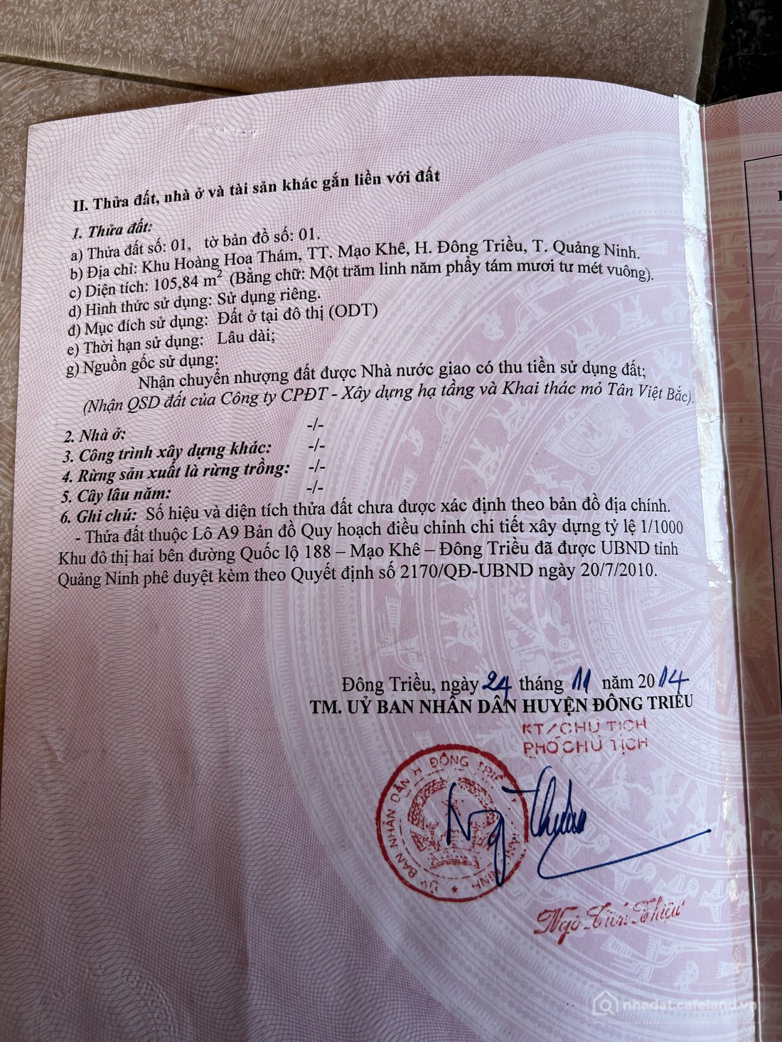 Bán đất thổ cư: Đất kđt tân việt bắc