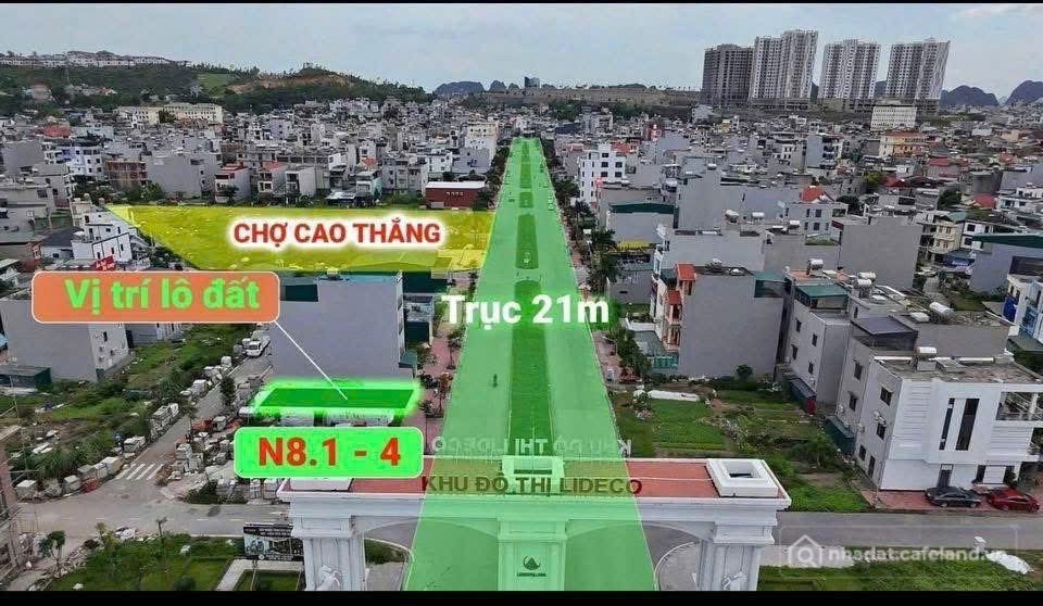 Bán đất thổ cư: BÁN ĐẤT TRỤC ĐƯỜNG ĐÔI BÃI MUỐI NGAY CỔNG CHÀO LIDECO,CAO THẮNG