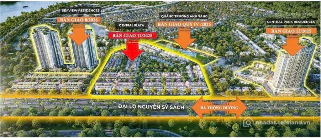 Bán nhà riêng: Bán shophouse central plaza đối diện chung cư tòa seview với 800 