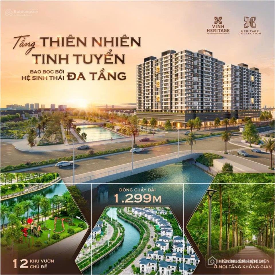 Bán căn hộ chung cư: Căn hộ chung cư vinh heritage chuẩn cao cấp duy nhất trong 