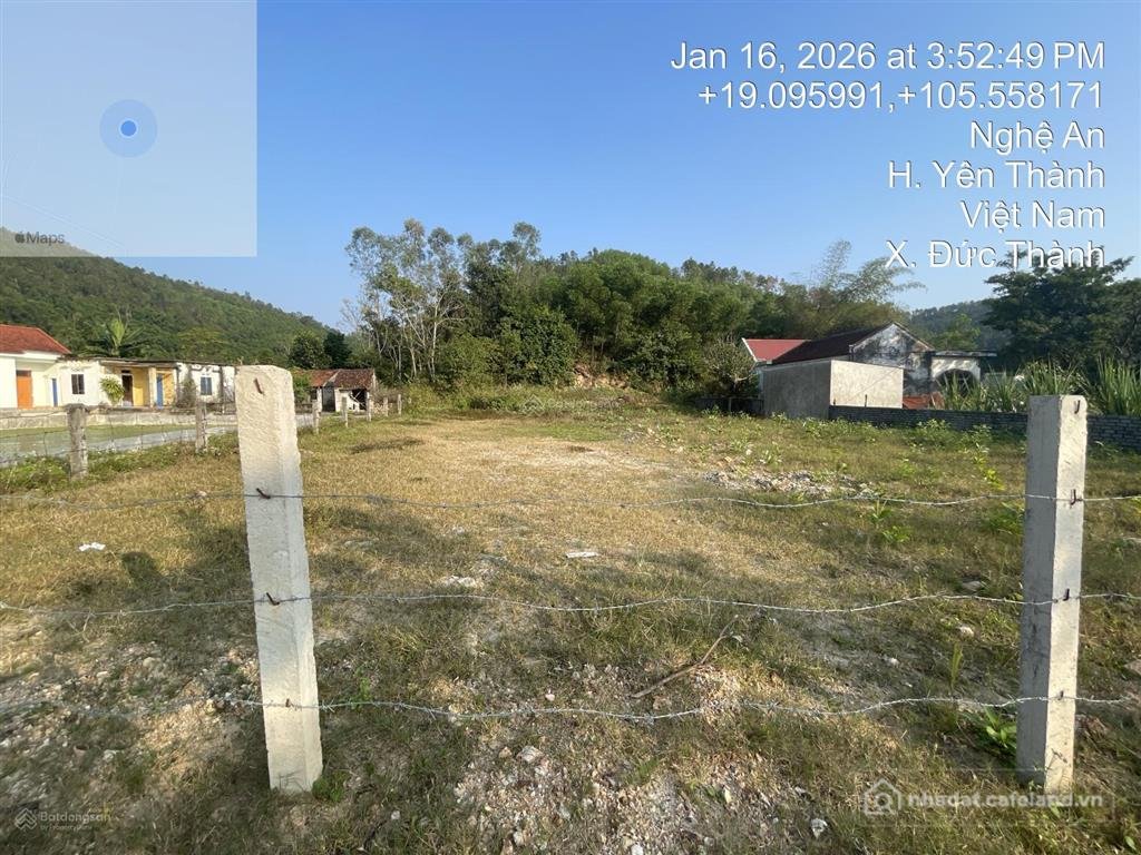 Bán đất thổ cư: Bán đất xóm 6, đức thành, yên thành, nghệ an (nay thuộc xã bình 