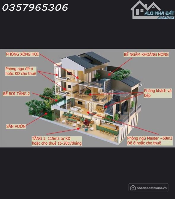 Bán biệt thự: SỞ HỮU NGAY NGÔI NHÀ KHOÁNG NÓNG QUẦN THỂ NGHỈ DƯỠNG VEN ĐÔ 5 SAO 