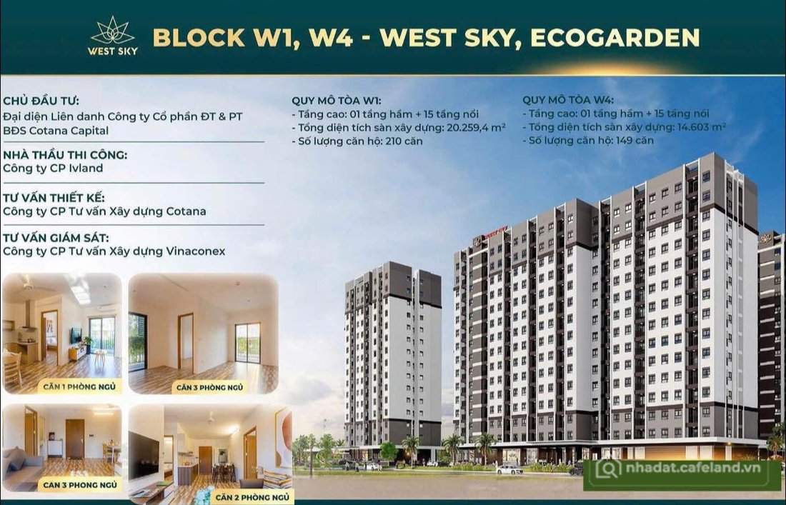 Bán căn hộ chung cư: NHÀ Ở XÃ HỘI WEST SKY 4 HUẾ – KHÔNG GIAN SỐNG HIỆN ĐẠI GIỮA