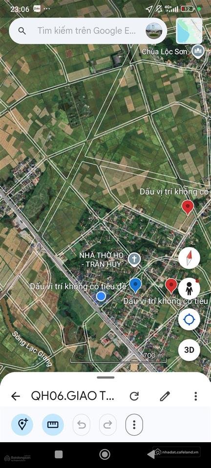 Bán đất thổ cư: Bán đất ở lê lợi, cẩm xuyên, 1,5 tỷ, 200m2 bao đẹp